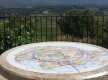 Vue panoramique à partir de la table d'orientation de La Cadière