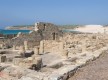Las ruinas de Baelo Claudia en la playa de Bolonia en Tarifa.