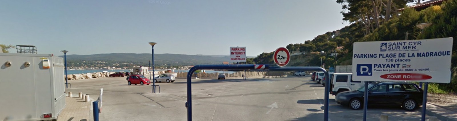 Parking de la plage de la Madrague