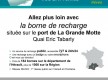 Borne électrique de recharge véhicule