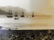 Barcos fondeados en la bahía del Puerto de Las Nieves. (archivo municipal d