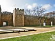 Baluartes, muralhas e estátua de Gil Eanes