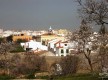Trecho de muralha e cidade