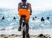 Une séance d’Aquabike en mer