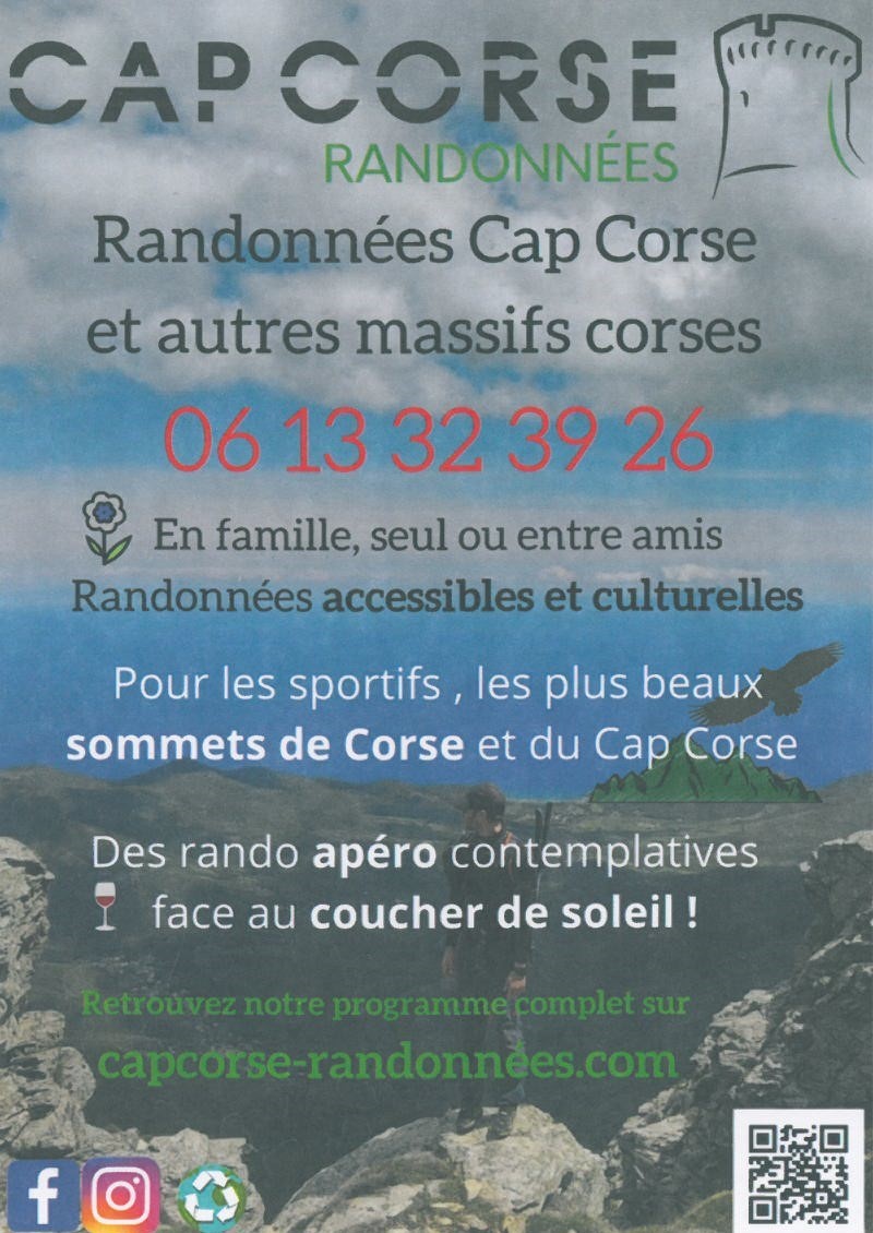 Cap Corse Randonnées - Jérémie Leboeuf Colombani - Ersa - Cap Corse