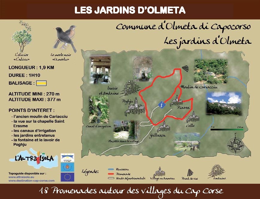 Cap Corse Inconnu : 13 - Les jardins d\'Olmeta - Capicorsu