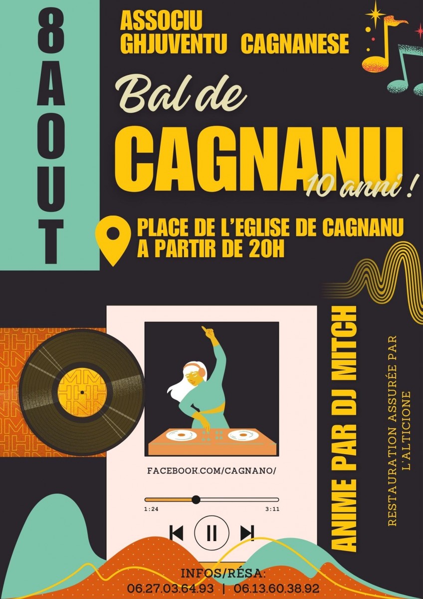 Bal de l\'été 2024 - Ghjuventu Cagnanese - Cap Corse Capicorsu
