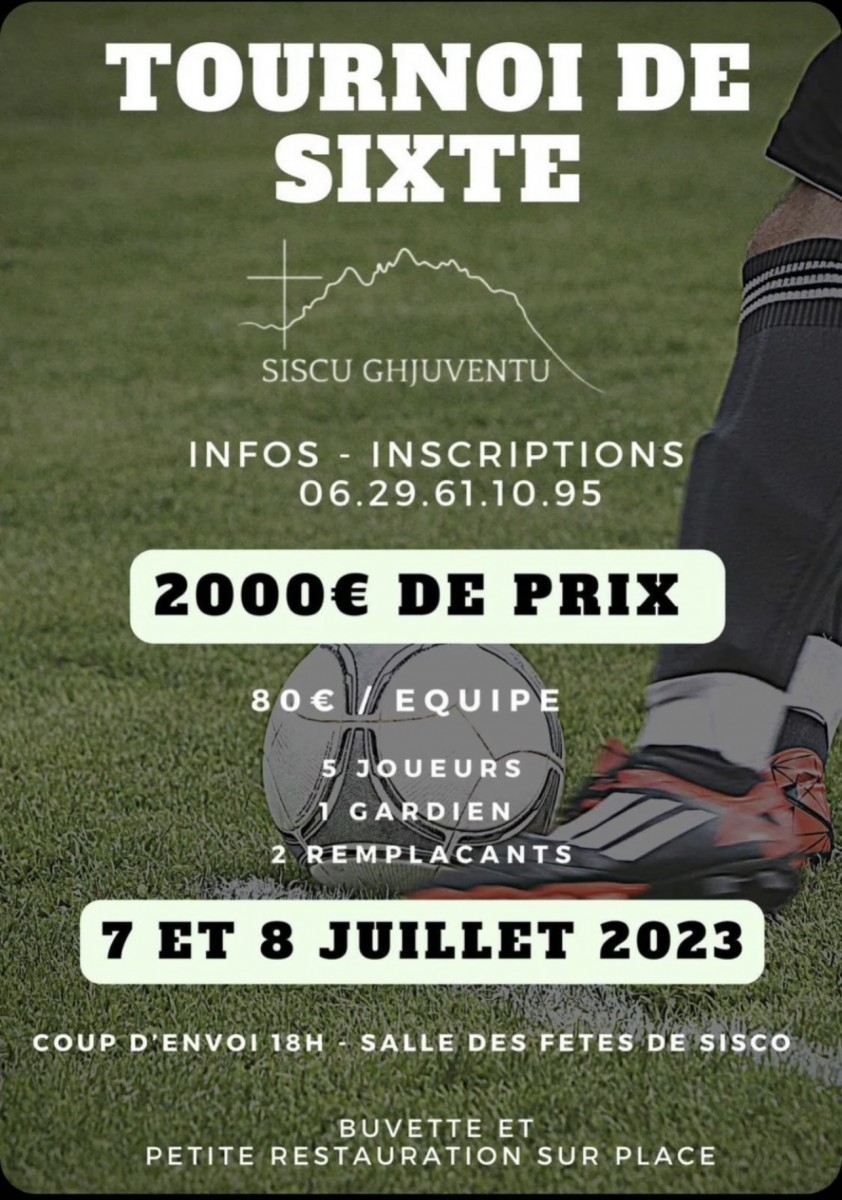 Tournoi de Sixte 2023 - Sisco - Cap Corse Capicorsu