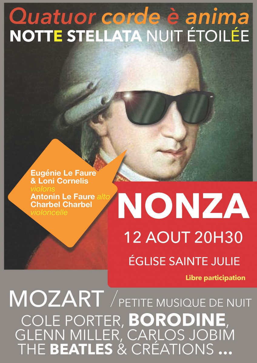 Quatuor Corde è Anima - Nuit étoilée, Notte stellata - 12 Août 2024 - Cap Corse Capicorsu