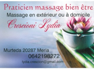 Lydia Crescioni - Praticien Massage Bien-être - Cap Corse Capicorsu