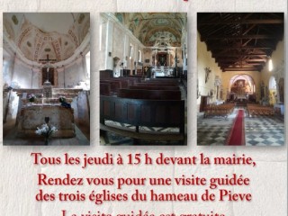 Visites Guidées Gratuites des Eglises 2022 - Canari - Cap Corse Capicorsu