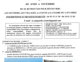 L\'association U Campanile (Randos, visites de villages...) - Forci - Cap Corse Capicorsu