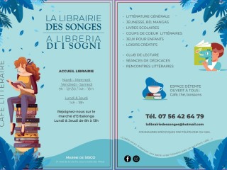 Séance de dédicace & Rencontre - 10 juin 2023 - La librairie des Songes - Cap Corse Capicorsu