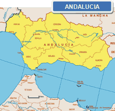 Carte d'Andalucía