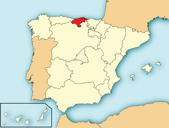 Carte de Cantabrie